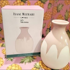 Isaac Mizrahi x Sienna Vase New in Box!